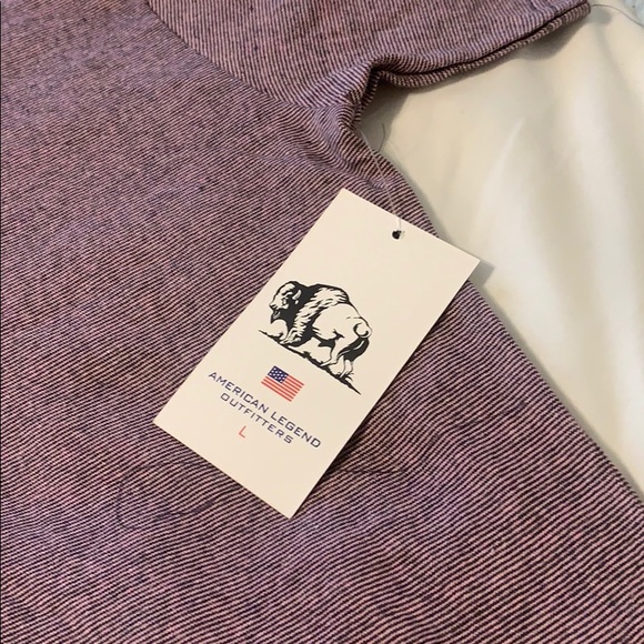 NWT Purple & Grey Short Sleeve Shirt - Picture 4 of 4